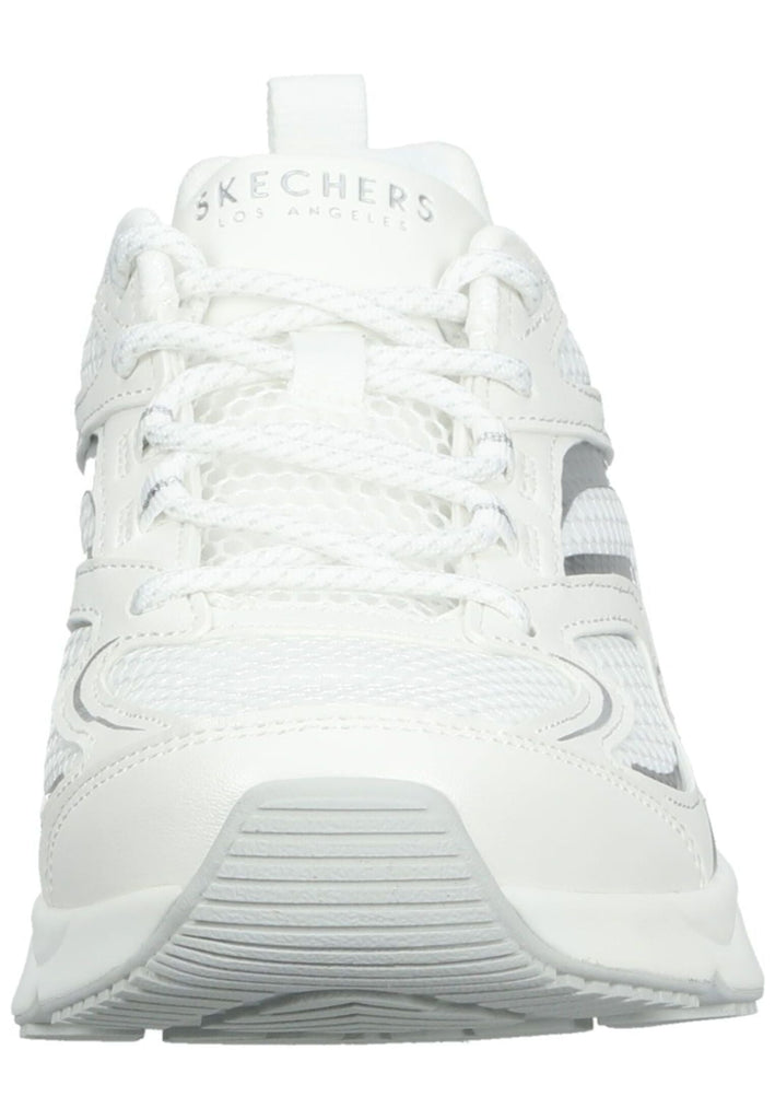 Skechers Sneaker Lederimitat/Textil Weiß