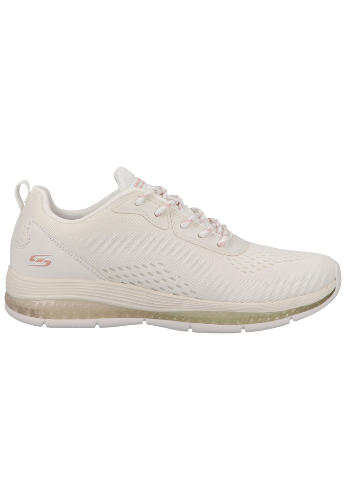 Skechers Sneaker Lederimitat/Textil Weiß