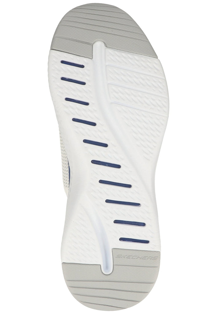 Skechers Sneaker Lederimitat/Textil Weiß