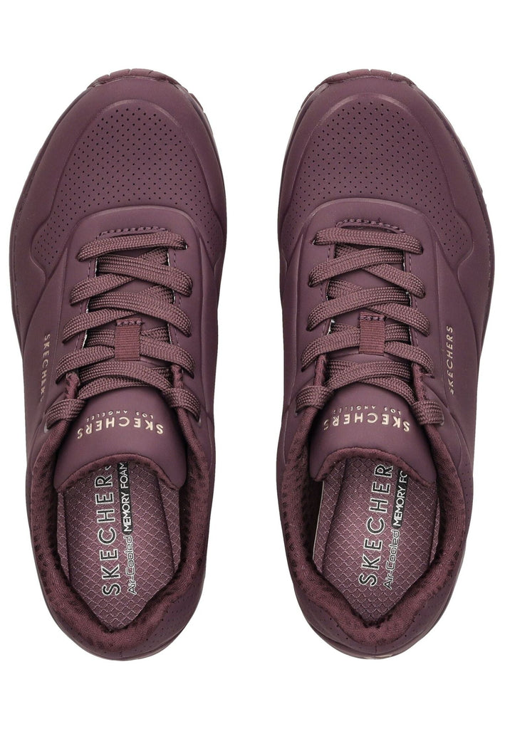 Skechers Sneaker Lederimitat Weinrot