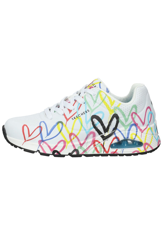 Skechers Sneaker Lederimitat Weiß