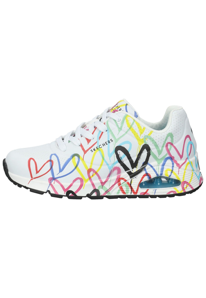 Skechers Sneaker Lederimitat Weiß