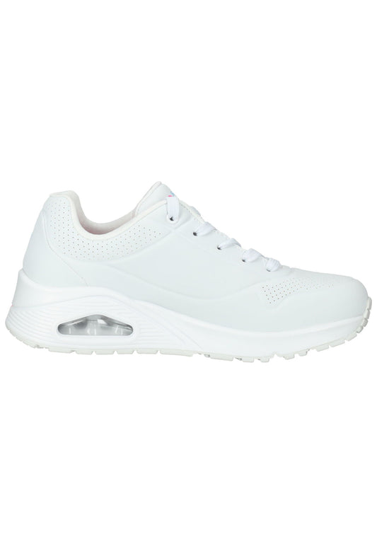 Skechers Sneaker Lederimitat Weiß Kombi