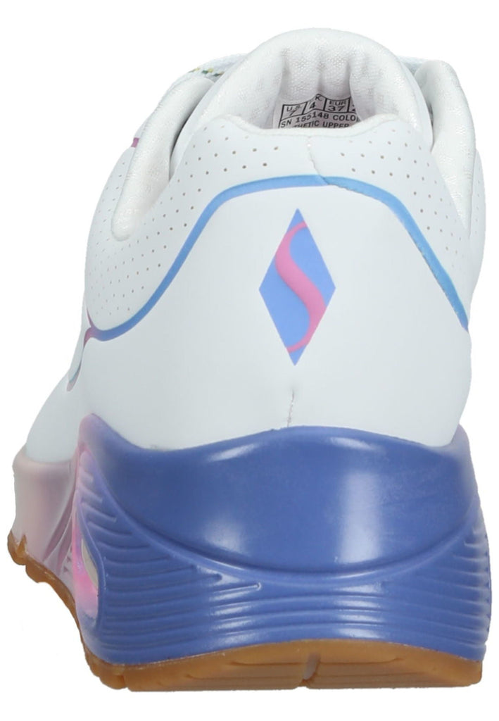 Skechers Sneaker Lederimitat Weiß Kombi