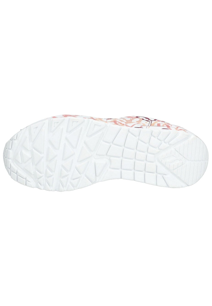 Skechers Sneaker Lederimitat Weiß/Rosa