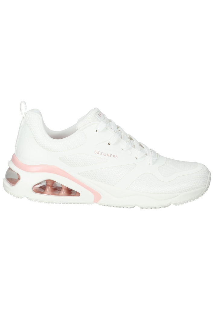 Skechers Sneaker Lederimitat Weiß/Rosa