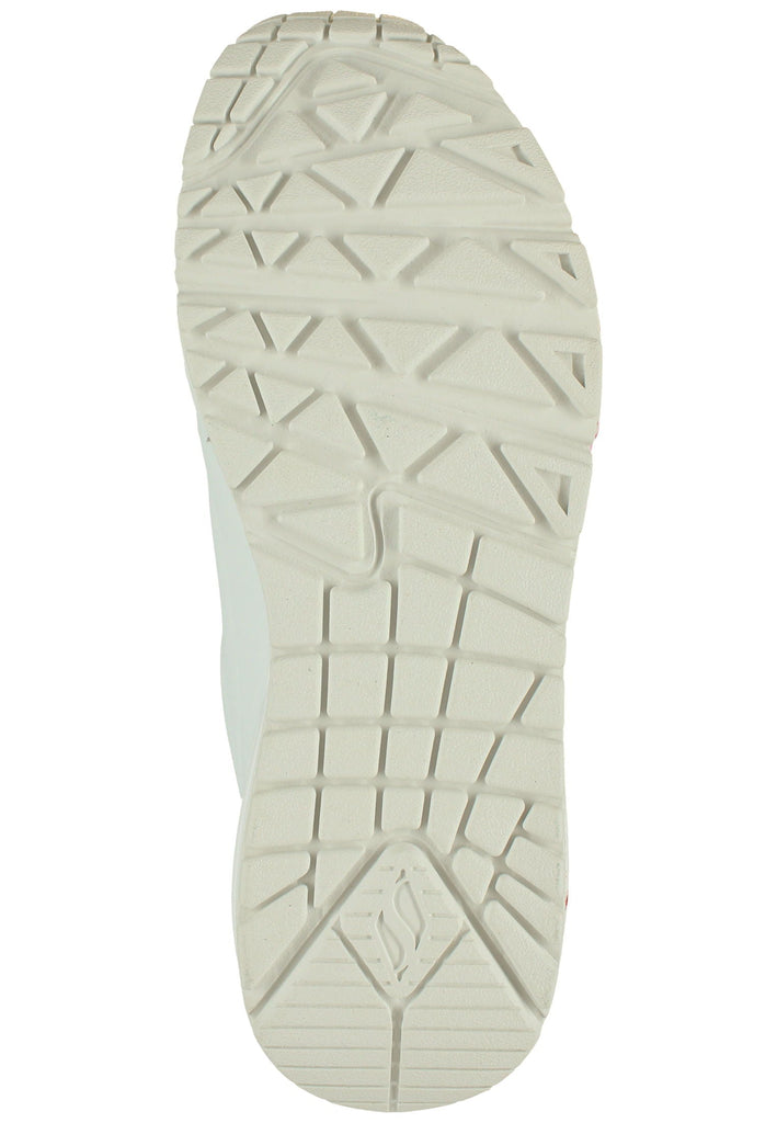 Skechers Sneaker Lederimitat Weiß/Rot