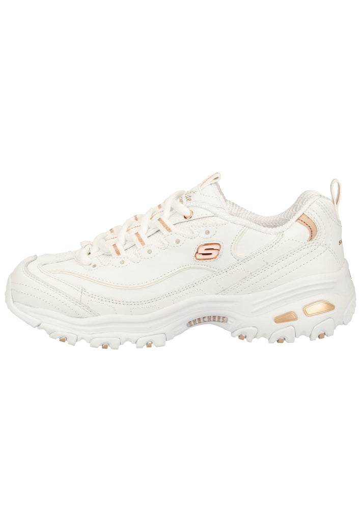 Sneaker Skechers Sneaker Leder/Synthetik Weiß