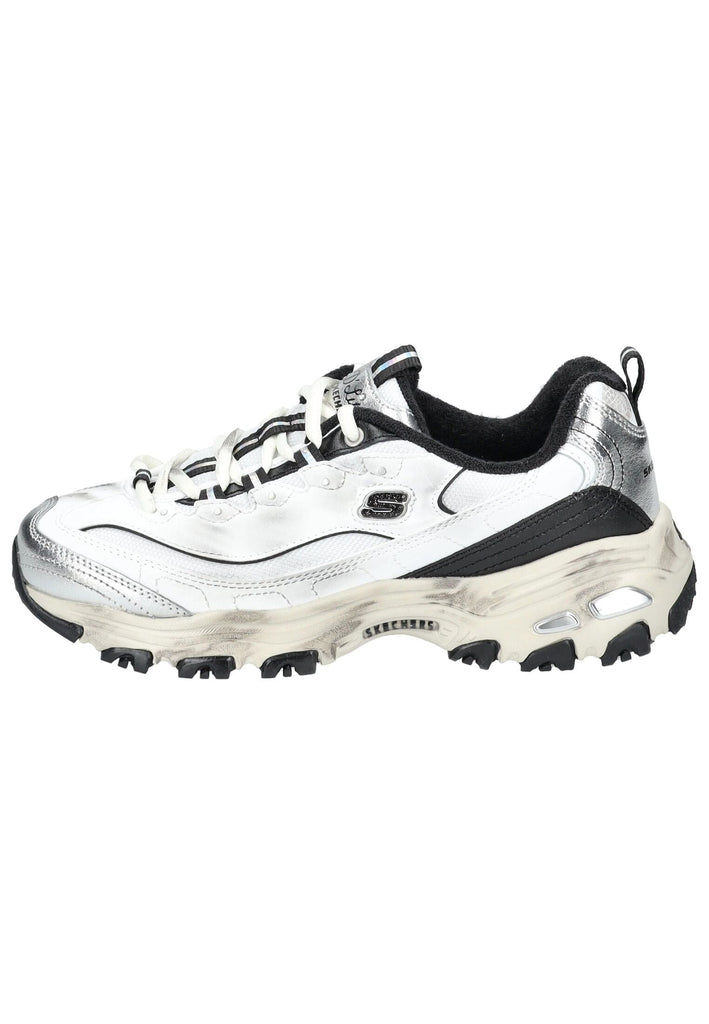 Sneaker Skechers Sneaker Leder Weiß Kombi
