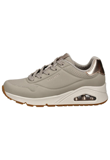 Sneaker Skechers Sneaker Lederimitat Grau