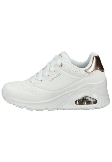 Sneaker Skechers Sneaker Lederimitat Weiß