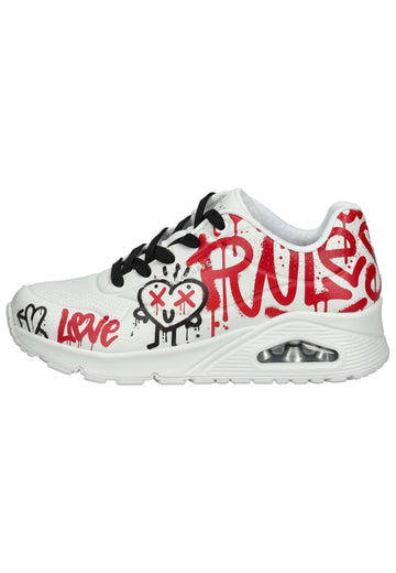 Sneaker Skechers Sneaker Synthetik Weiß