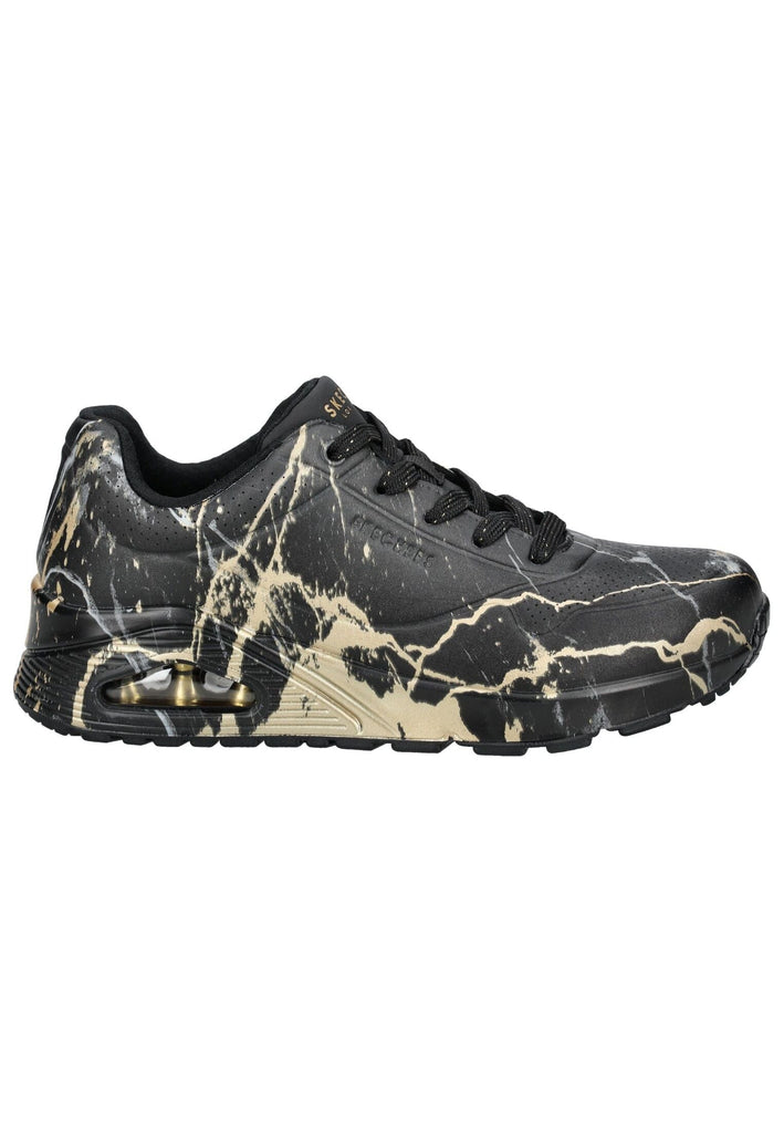 Skechers Sneaker Synthetik Schwarz/Gold
