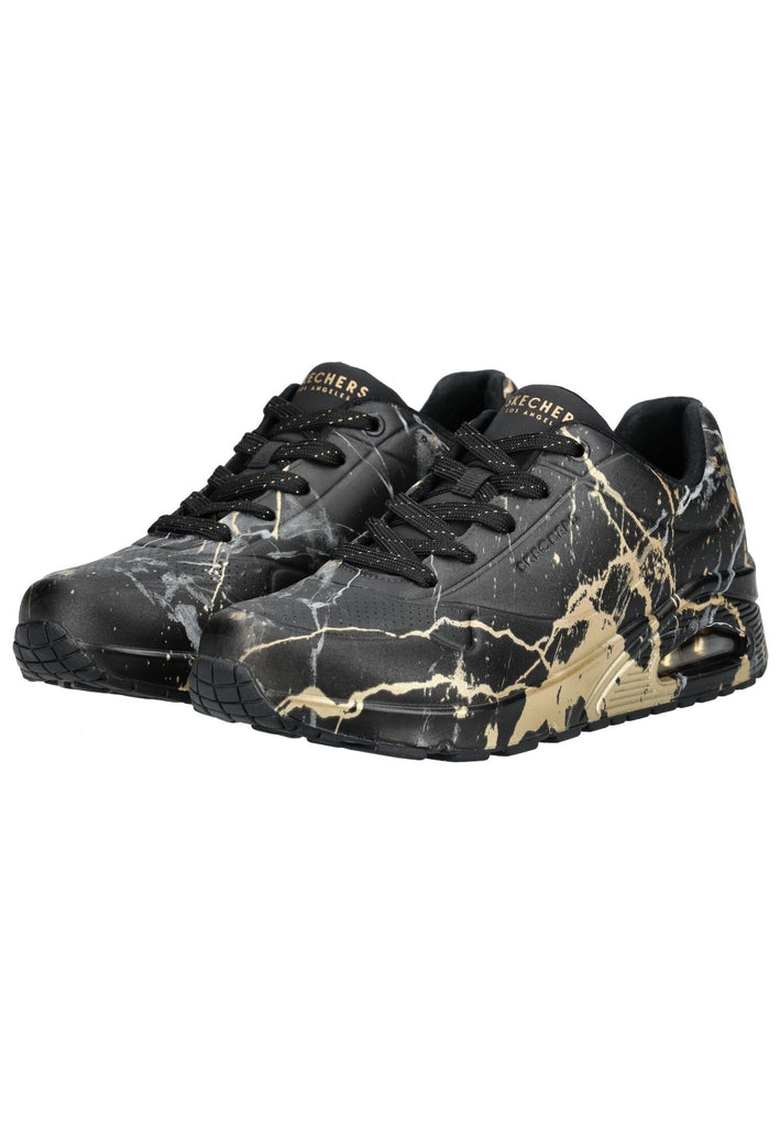 Skechers Sneaker Synthetik Schwarz/Gold