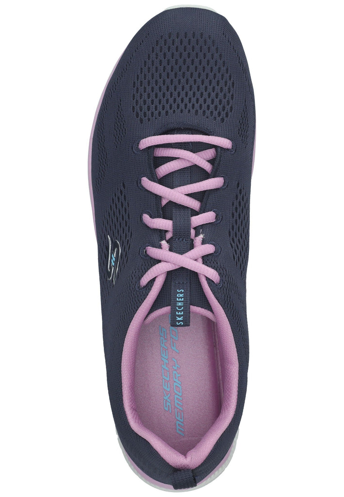 Skechers Sneaker Textil Blau/Pink