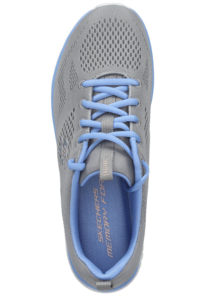 Skechers Sneaker Textil Grau/Blau