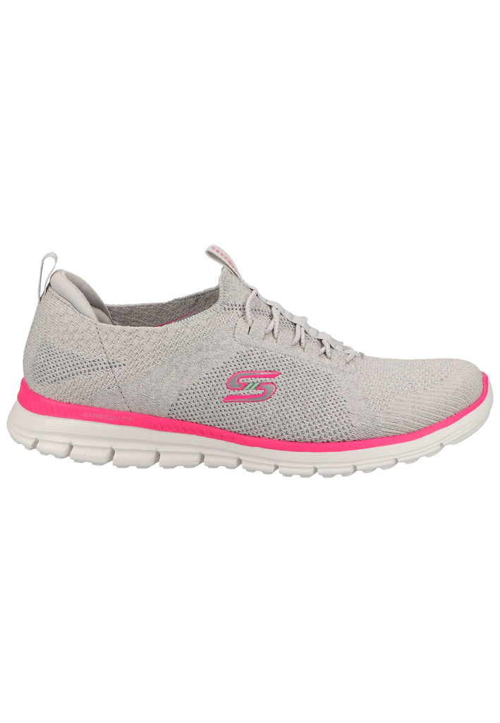 Skechers Sneaker Textil Grau/Pink