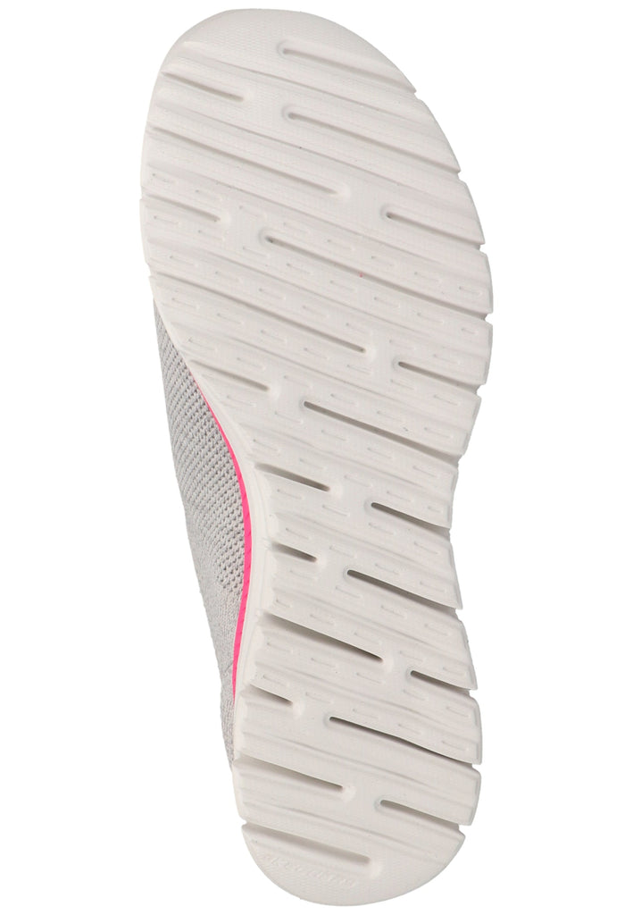 Skechers Sneaker Textil Grau/Pink