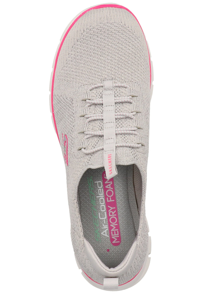 Skechers Sneaker Textil Grau/Pink