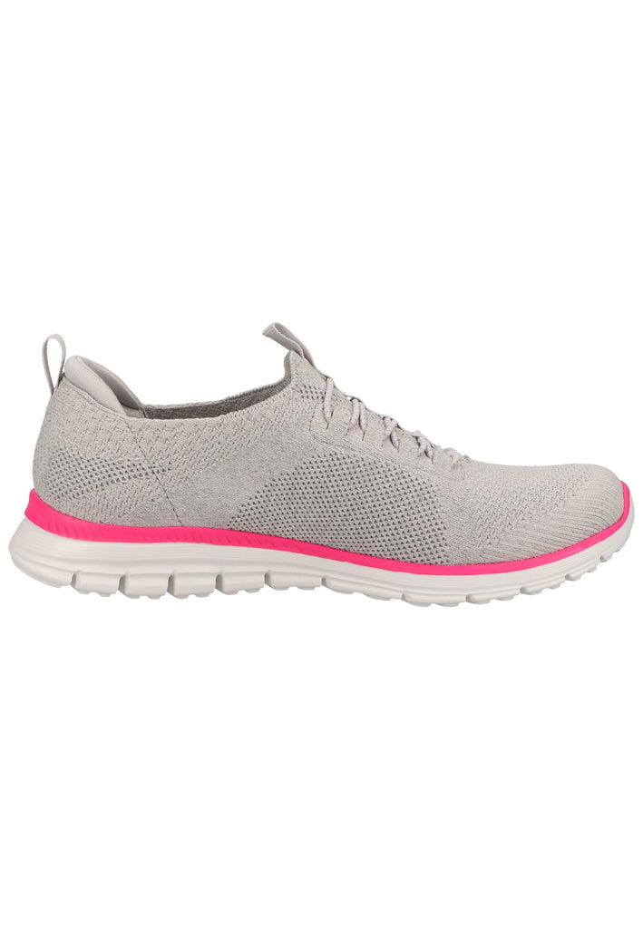 Skechers Sneaker Textil Grau/Pink