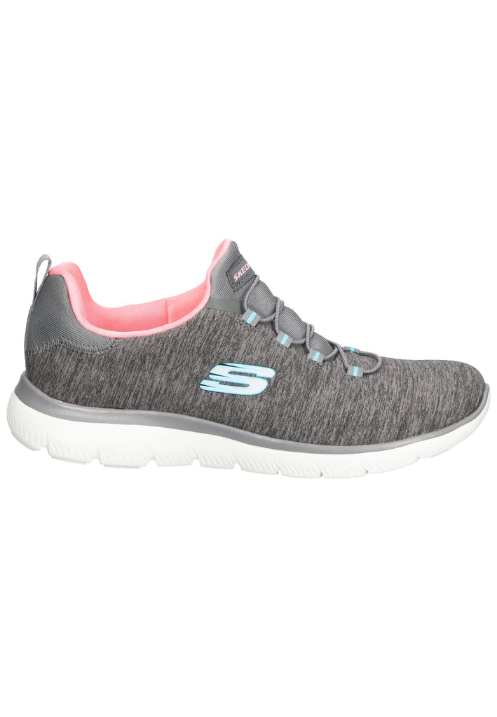 Skechers Sneaker Textil Grau/Pink