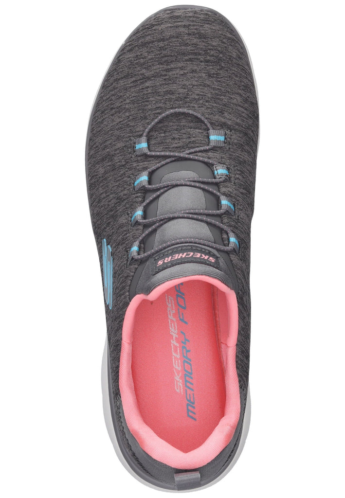 Skechers Sneaker Textil Grau/Pink