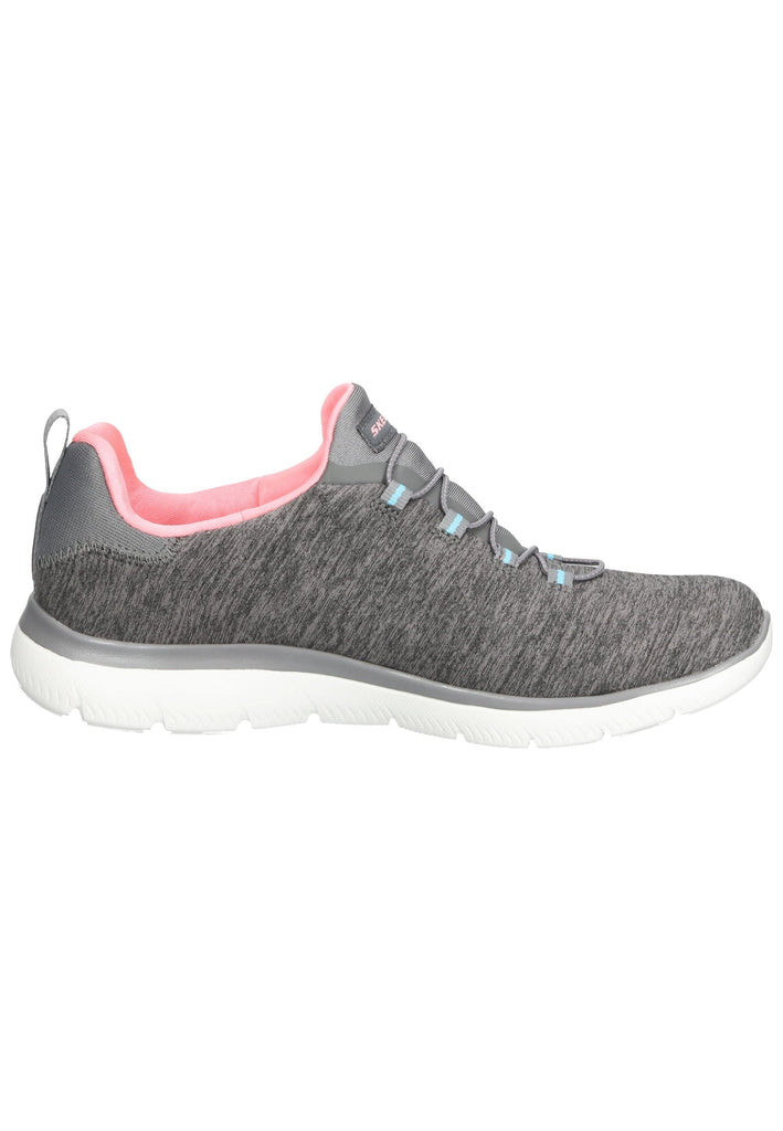 Skechers Sneaker Textil Grau/Pink