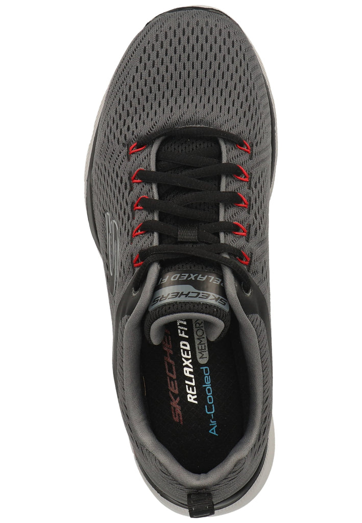 Skechers Sneaker Textil Grau/Schwarz