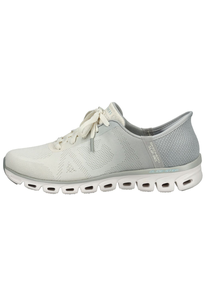 Skechers Sneaker Textil Grau/Weiß