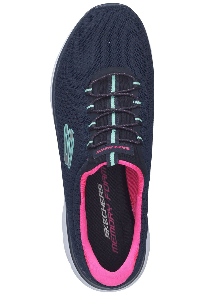 Skechers Sneaker Textil Navy/Pink
