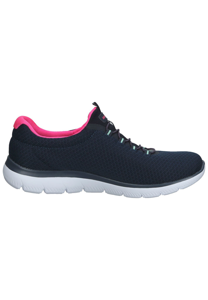 Skechers Sneaker Textil Navy/Pink