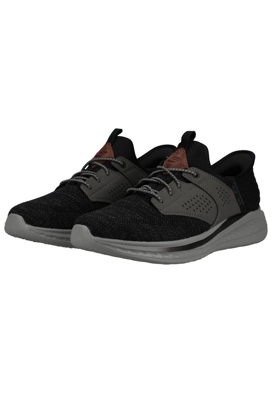 Skechers Sneaker Textil Schwarz/grau