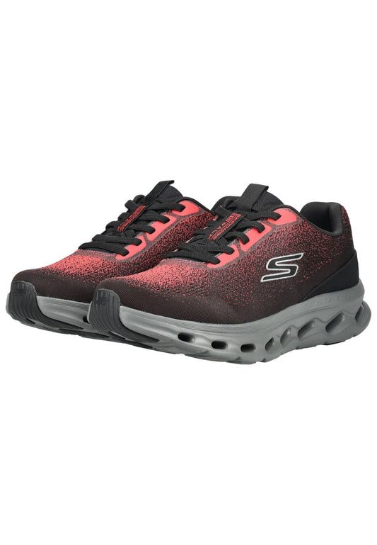 Skechers Sneaker Textil Schwarz/Rot