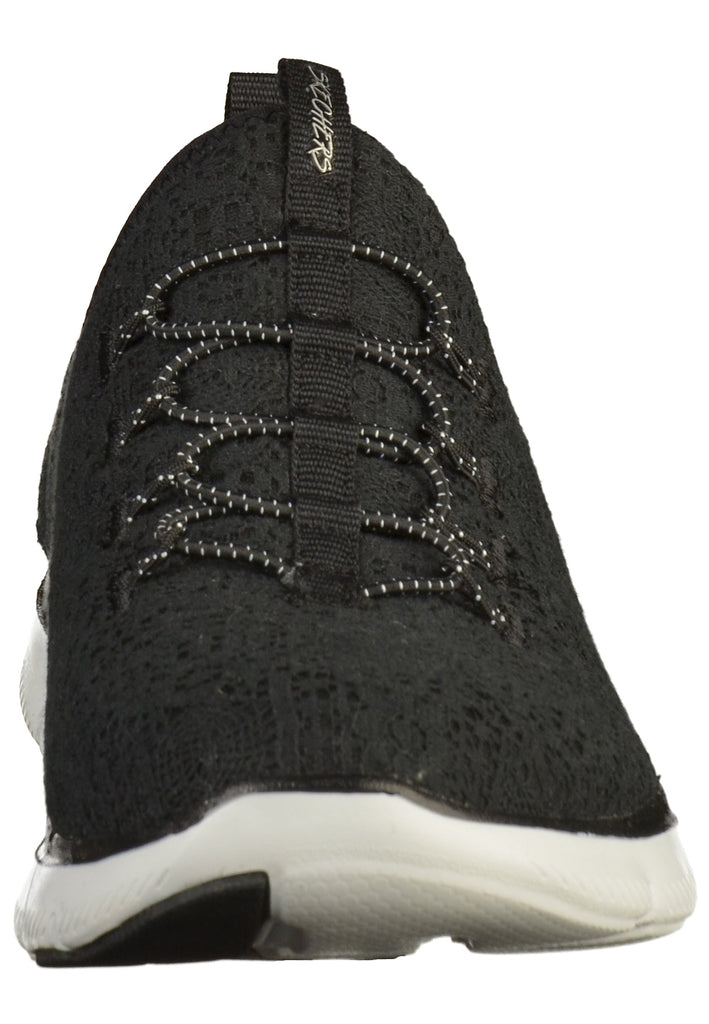 Skechers Sneaker Textil Schwarz/Weiß