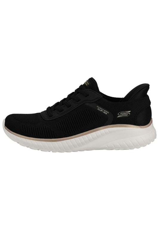 Skechers Sneaker Textil Schwarz/Weiß