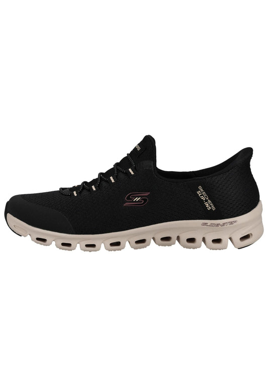 Skechers Sneaker Textil Schwarz/Weiß