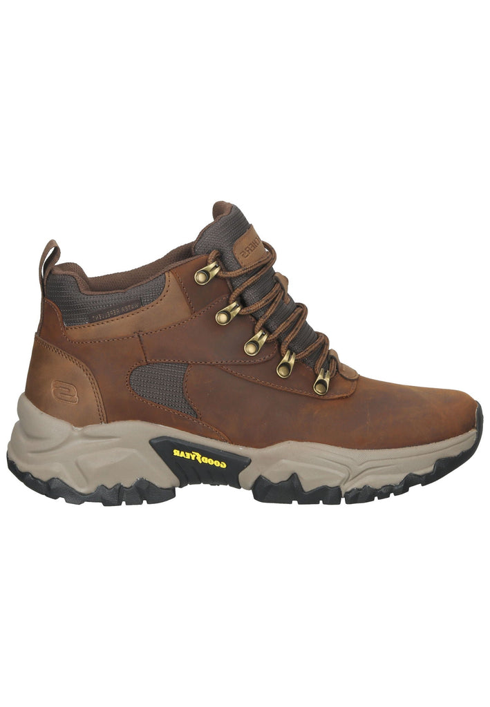 Skechers Stiefel Leder Braun