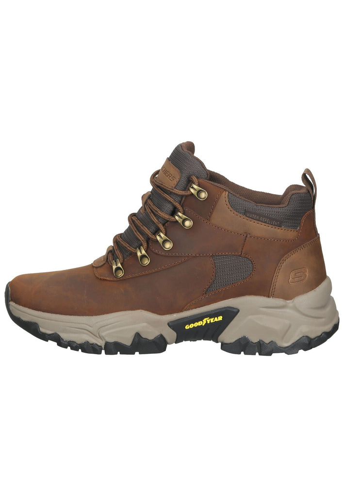 Skechers Stiefel Leder Braun