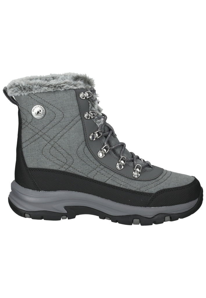 Skechers Stiefel Lederimitat Grau Warmfutter