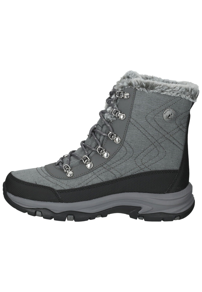 Skechers Stiefel Lederimitat Grau Warmfutter