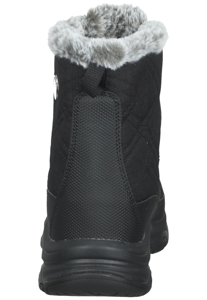 Skechers Stiefel Lederimitat Schwarz Warmfutter