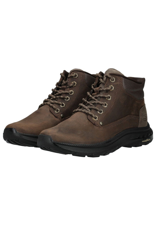 Skechers Stiefelette Leder Braun