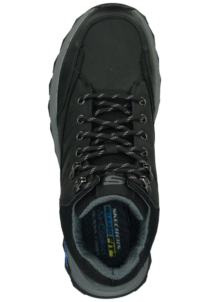 Skechers Stiefelette Leder/Mesh Schwarz