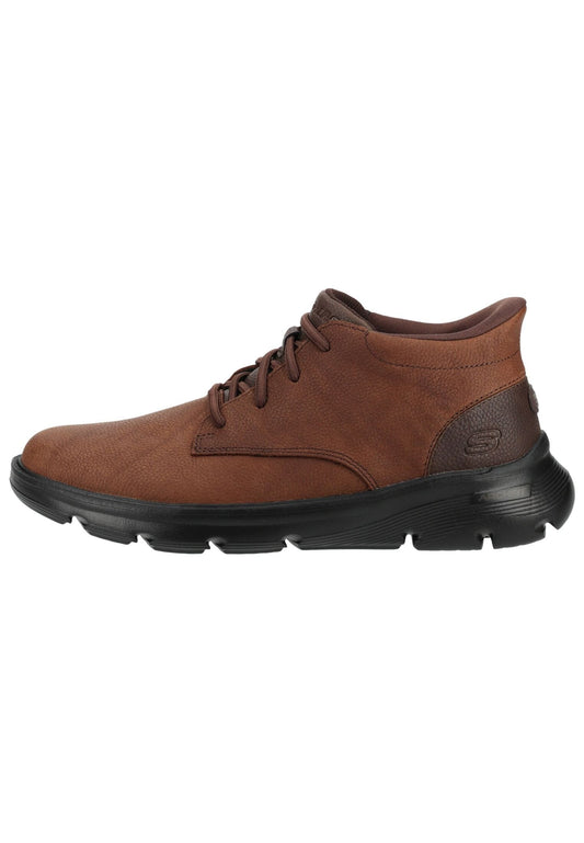 Skechers Stiefelette Leder Rotbraun