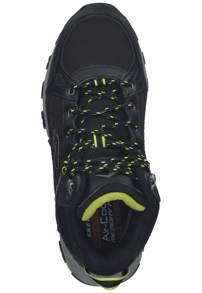 Skechers Stiefelette Leder Schwarz