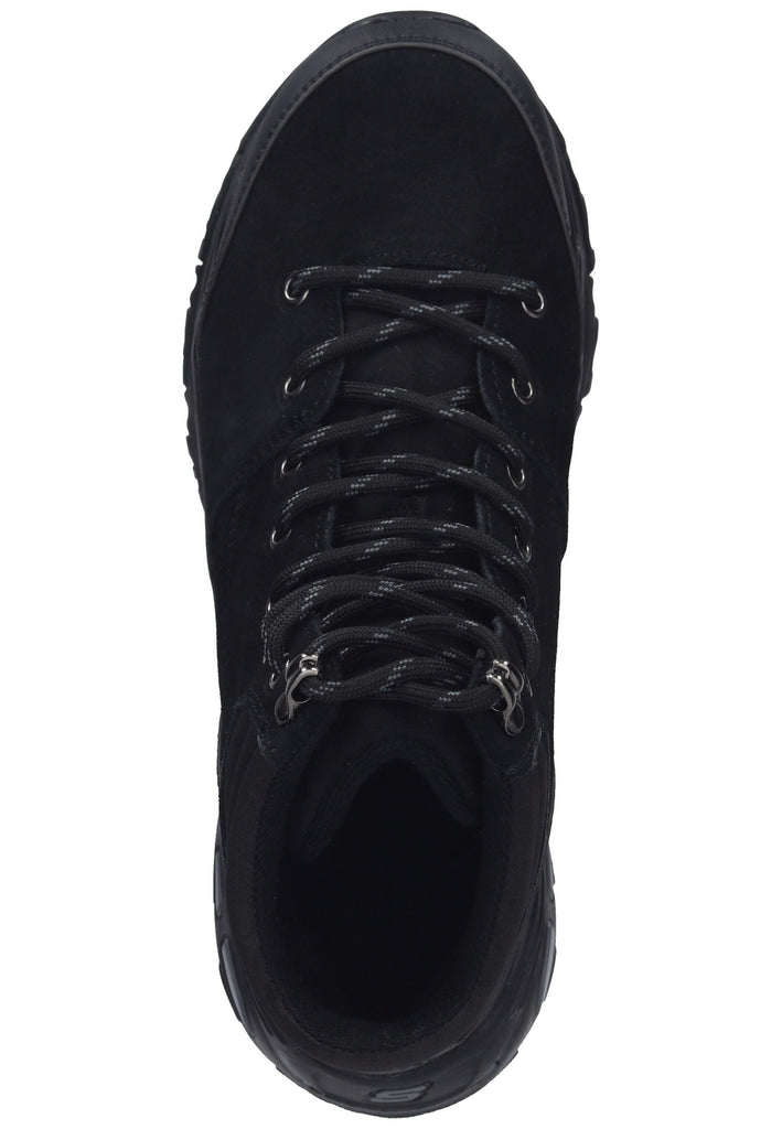 Skechers Stiefelette Leder Schwarz