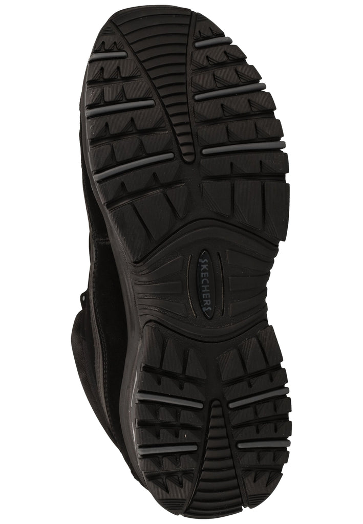 Skechers Stiefelette Leder Schwarz