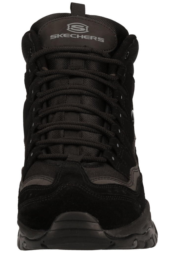 Skechers Stiefelette Leder Schwarz