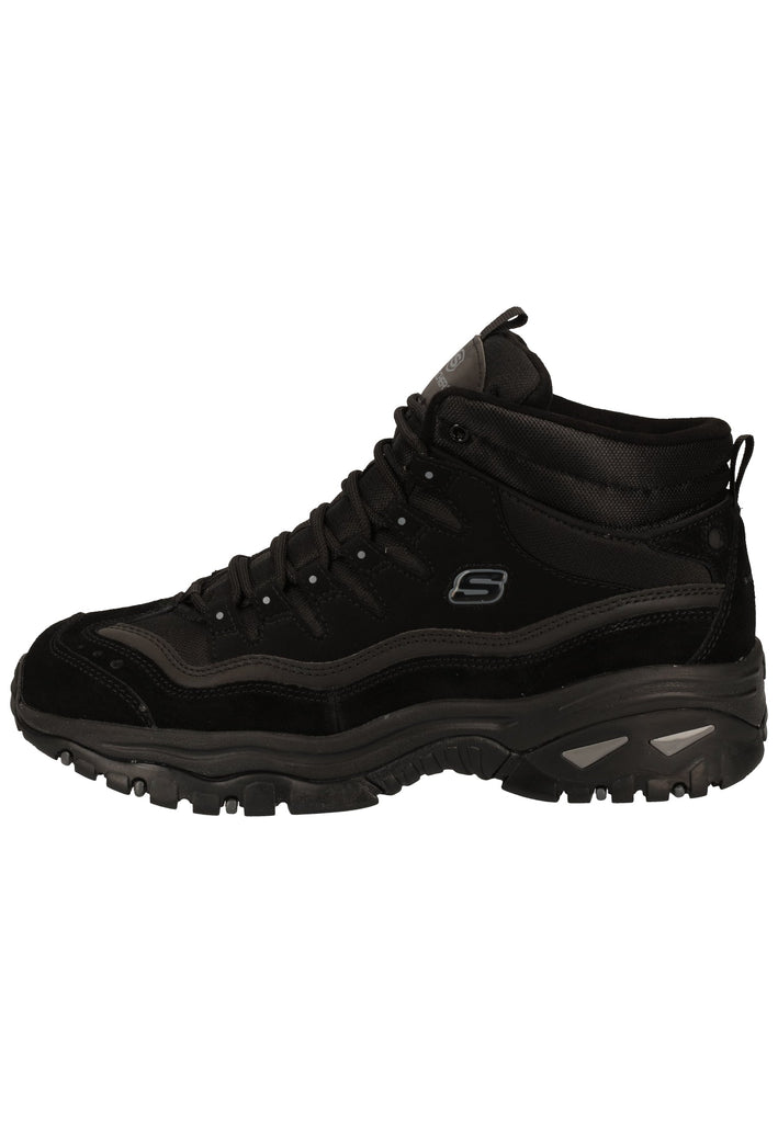 Skechers Stiefelette Leder Schwarz
