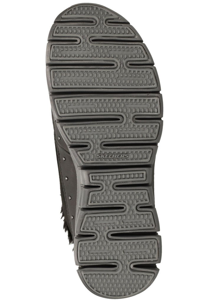 Skechers Stiefelette Leder Schwarz